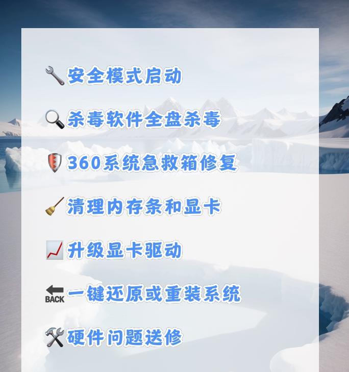 笔记本电脑蓝屏无法关机的解决办法？