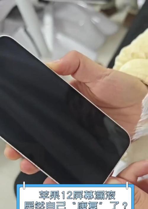 苹果手机漏屏液漏的是什么？如何正确处理？